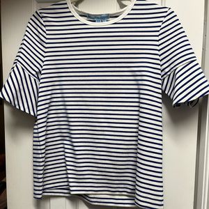 Draper James peplum top.